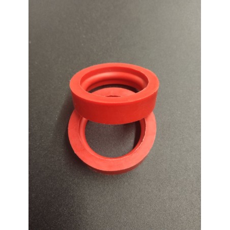 Elastique de Batteur Mini - 1/2"x1" - Rouge Moderne avec Gorge