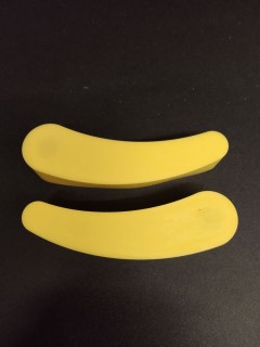 Ensemble d'Elastiques de Batteurs - Type Banane - Jaunes