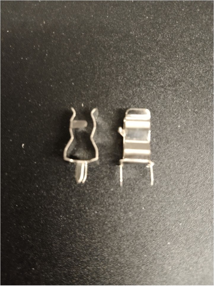 Fuse Holder - 5x20 - for PCB - Clip x2