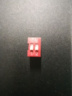 DIP Switch - 2 Pôles Rouge
