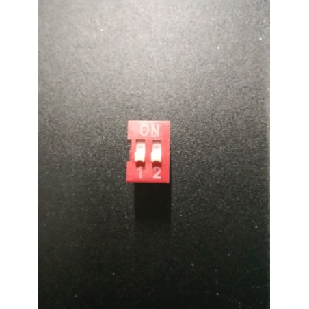 DIP Switch - 2 Pôles Rouge