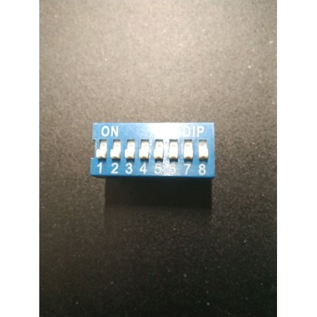 DIP Switch - 8 Pôles Bleus