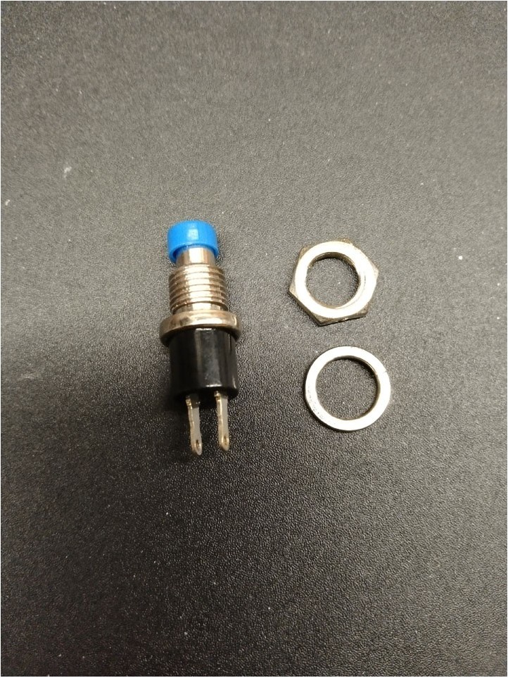 Pushbutton - NC - 6mm - Blue