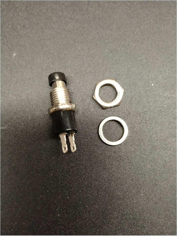 Pushbutton - NC - 6mm - Black