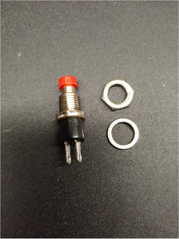 Pushbutton - NC - 6mm - Red