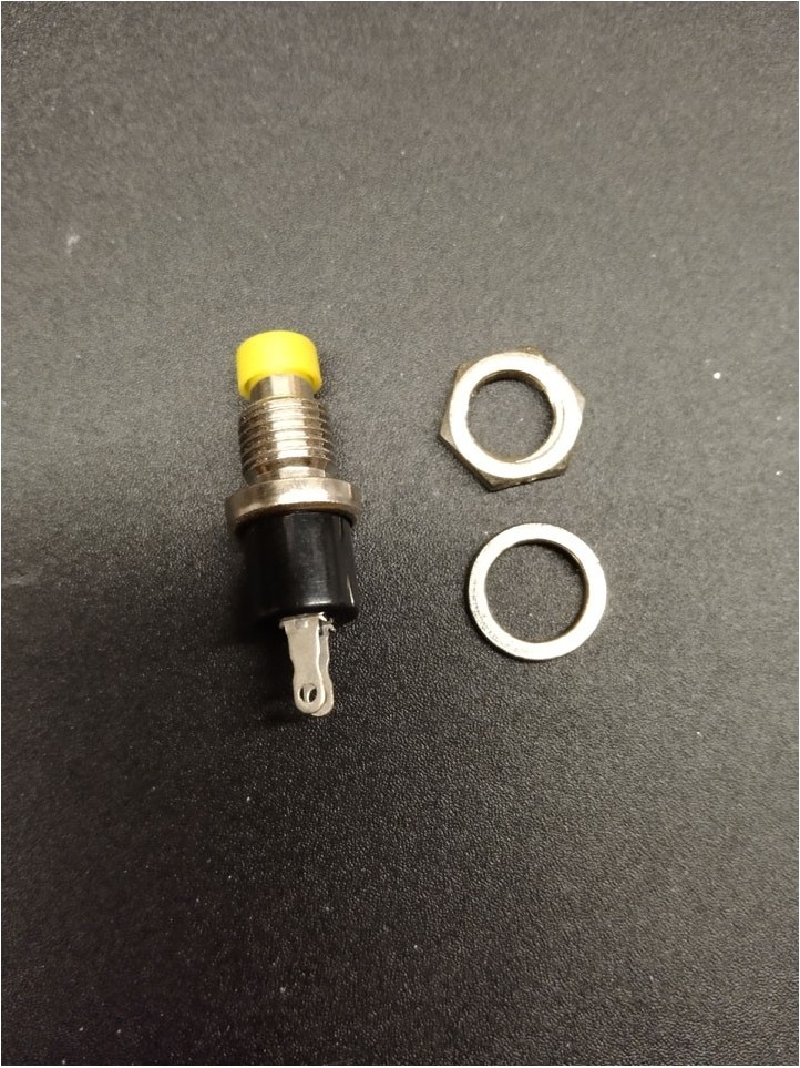 Pushbutton - NC - 6mm - Yellow