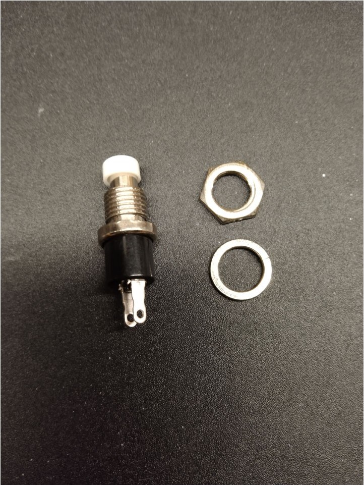 Pushbutton - NC - 6mm - White