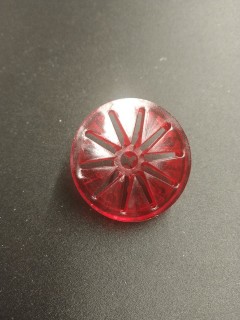Insert Etoile - Rollover - Translucide Rouge