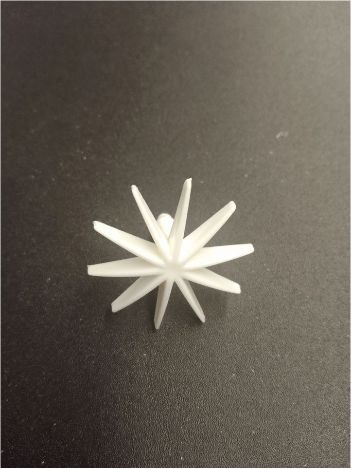 Rollover Star Button - White