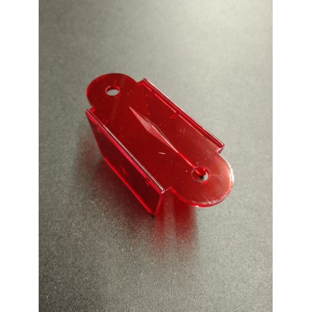 Pont de Couloir - 2-1/8" - Translucide Rouge