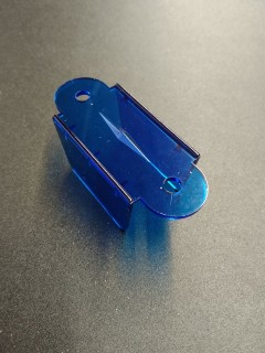 Pont de Couloir - 2-1/8" - Translucide Bleu