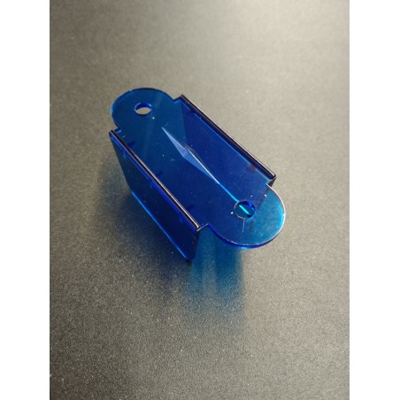 Pont de Couloir - 2-1/8" - Translucide Bleu