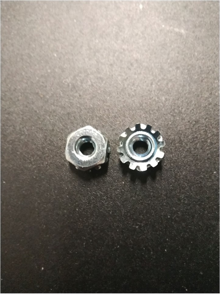 Nut - Lock Washer - Zink - 6-32