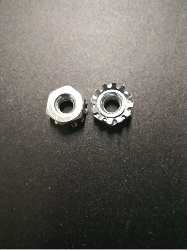 Nut - Lock Washer - Zink - 8-32