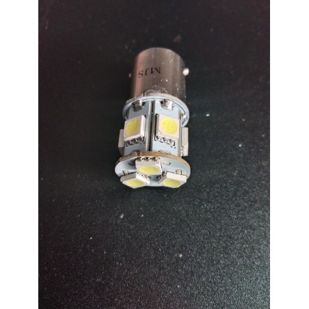 Flasher BA15S / 89 - 12V - 360° - Blanc Froid