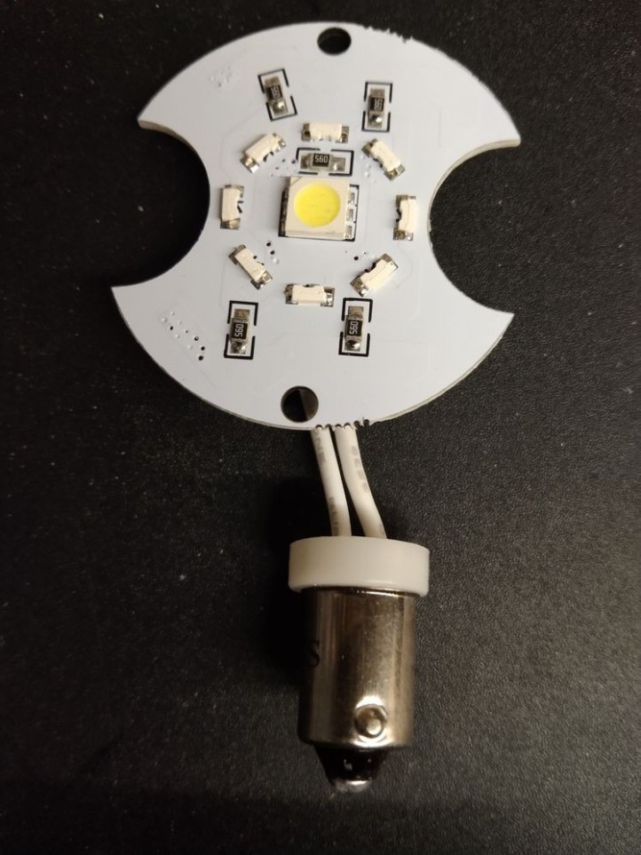 BA9S Bumper LEDs - White/White