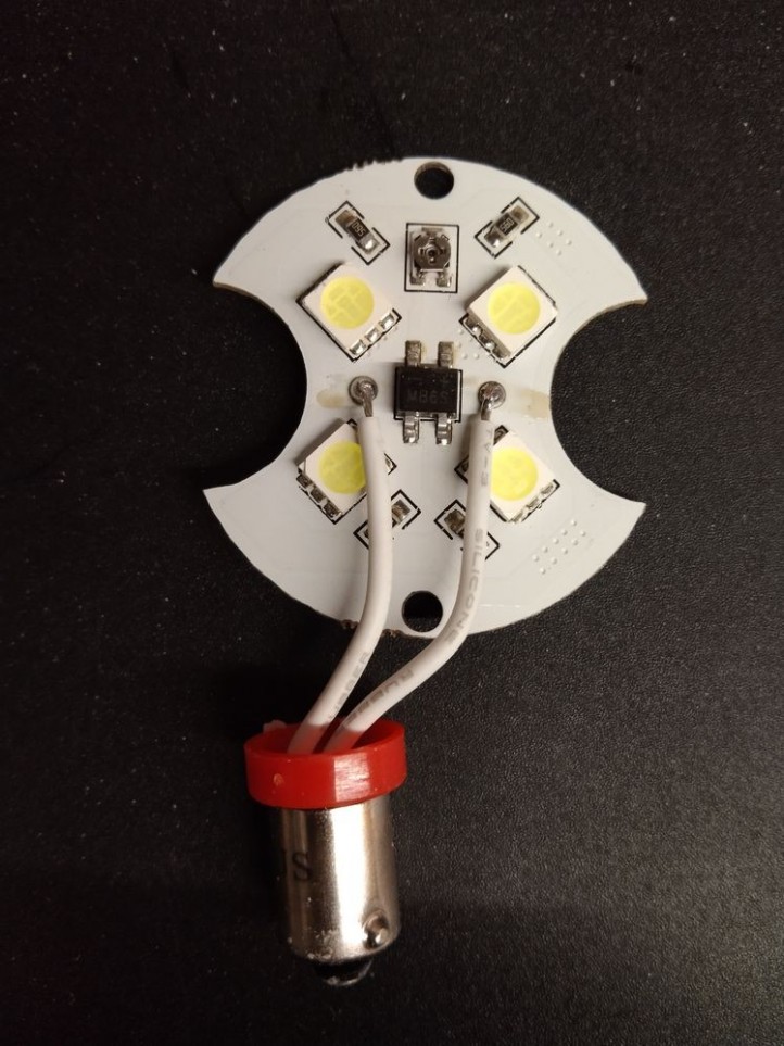 BA9S Bumper LEDs - Red/White