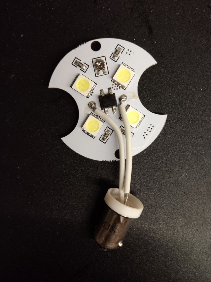 BA9S Bumper LEDs - Cold White/White