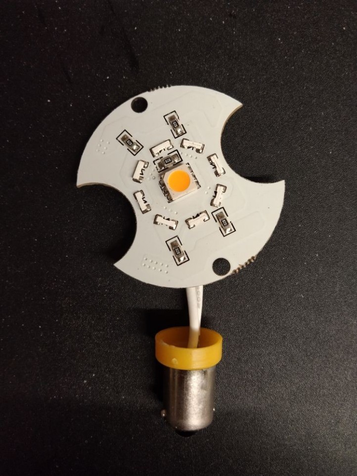 BA9S Bumper LEDs - Orange/White