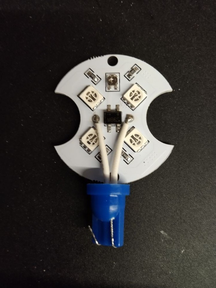 T10 Bumper LEDs - Blue/Blue