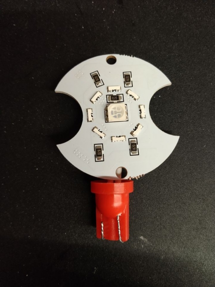 Disque LEDs pour Bumper T10 - Rouge/Rouge