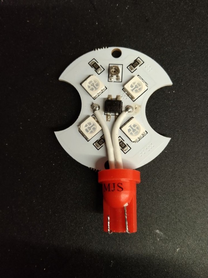 Disque LEDs pour Bumper T10 - Rouge/Rouge