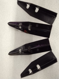 4 Protections de Caisses - Noir