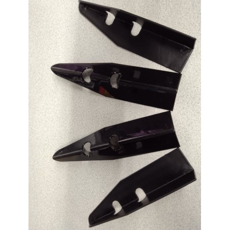 4 Protections de Caisses - Noir
