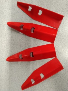 4 Protections de Caisses - Rouge