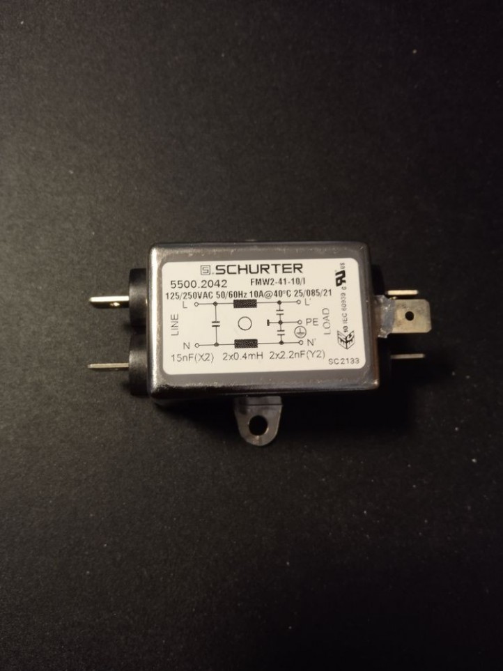 Filtre Secteur RFI - 10A - SCHURTER