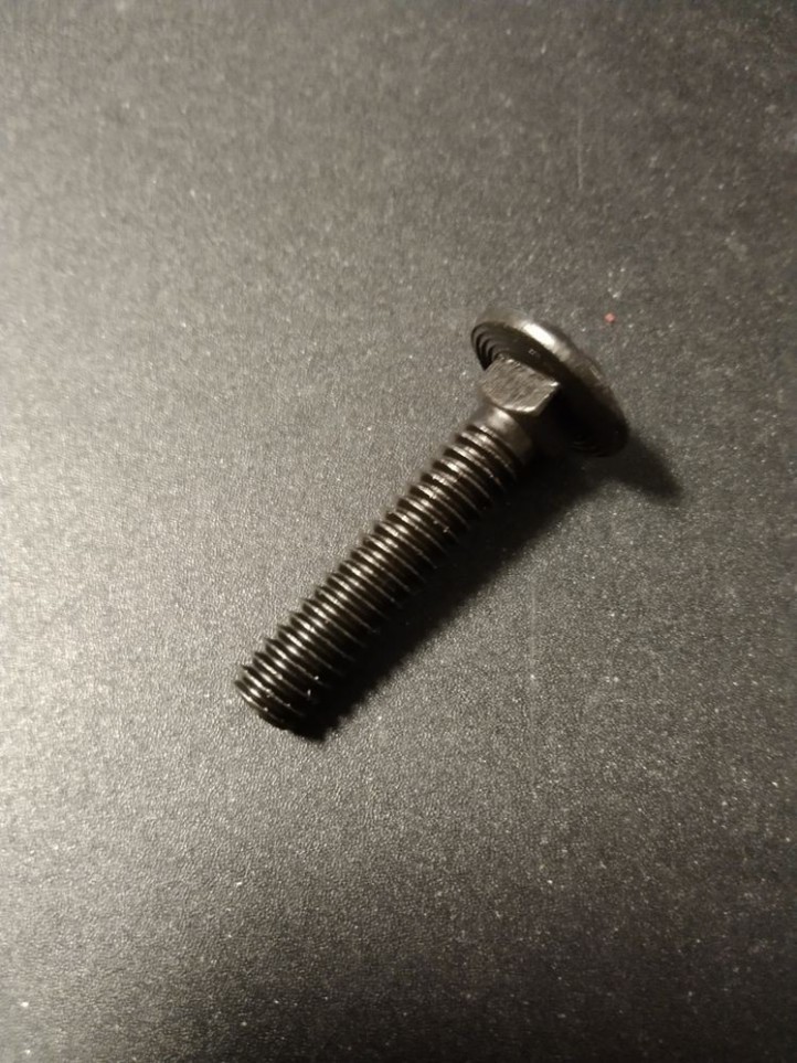 Cabinet Bolt Carriage - 1/4-20 x 1-1/4'' - Black