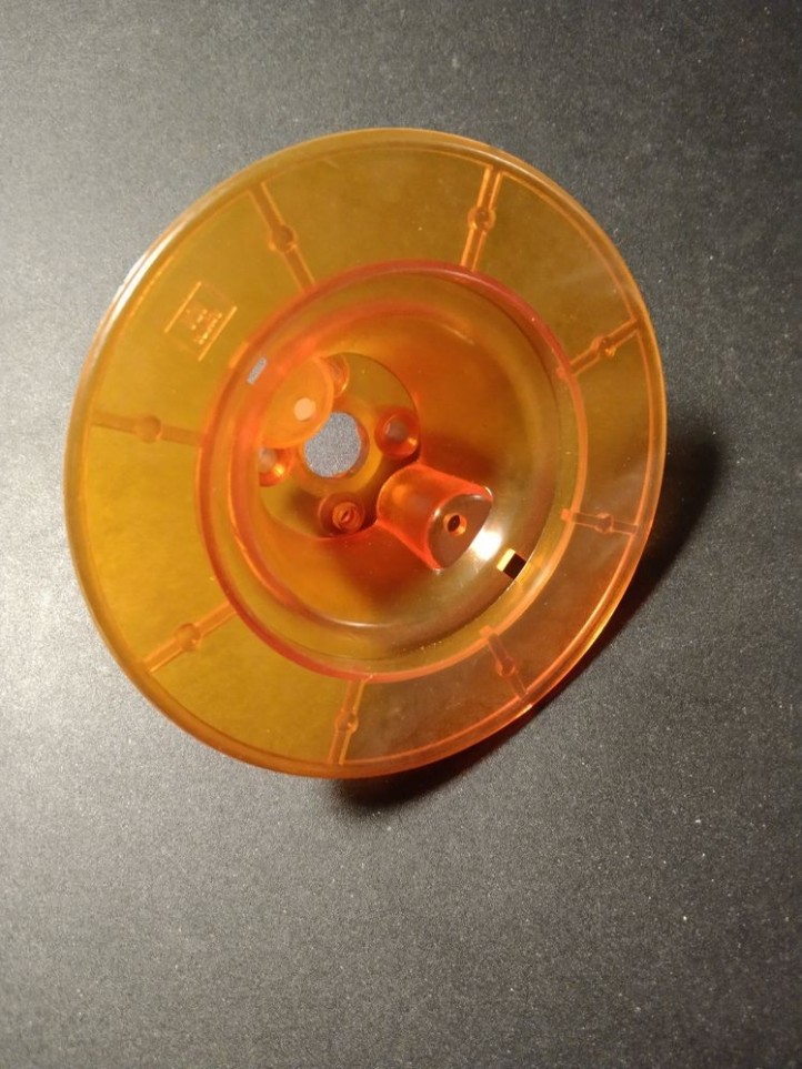 Corps de Bumper GOTTLIEB - D-10435 - Translucide Orange - NOS