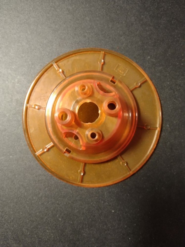 Corps de Bumper GOTTLIEB - D-10435 - Translucide Orange - NOS