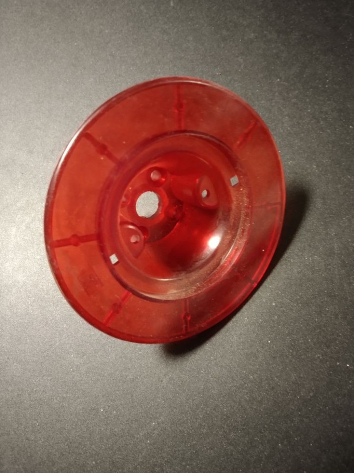 Corps de Bumper GOTTLIEB - D-10435 - Translucide Rouge - NOS