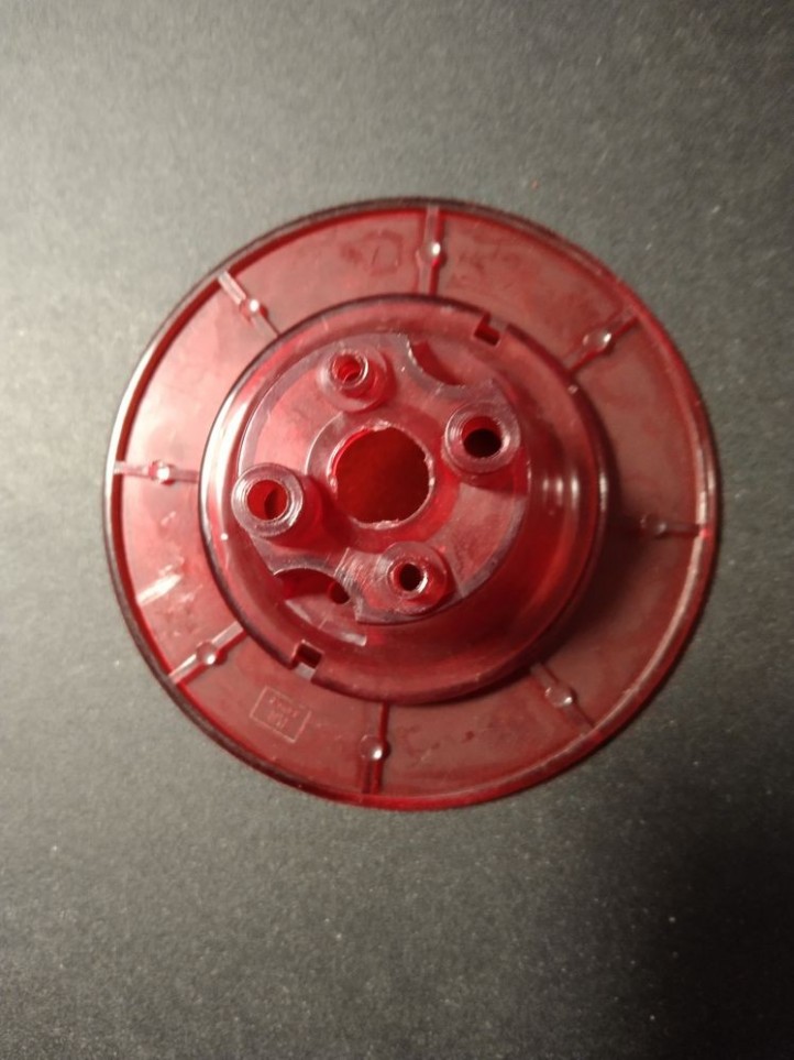 Corps de Bumper GOTTLIEB - D-10435 - Translucide Rouge - NOS