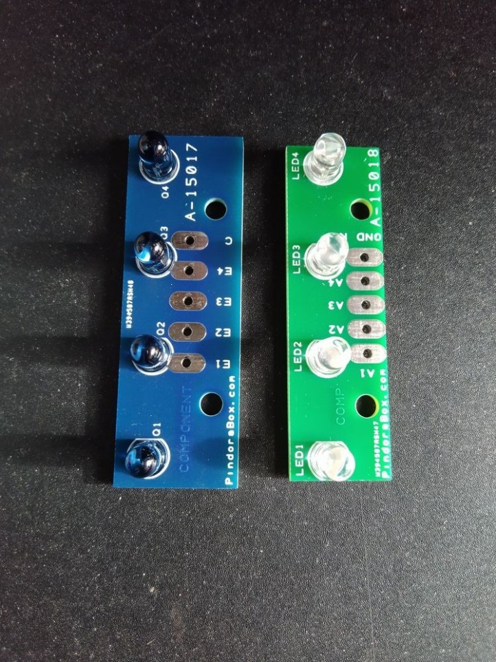 BALLY / WILLIAMS - Opto Transmitter / Receiver Boards - A-15017 + A-15018