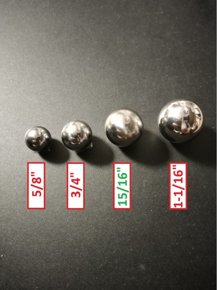 Steel Ball - 15/16" - 24mm
