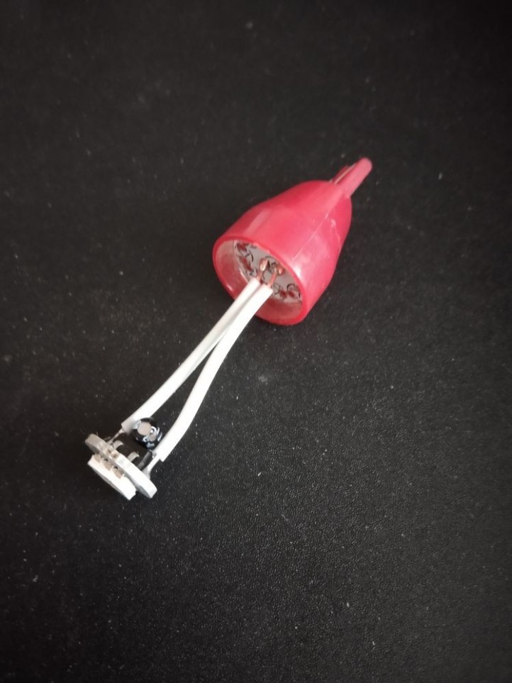 Flasher T15 / 906 - 12V - FLEX 1 LED - Red