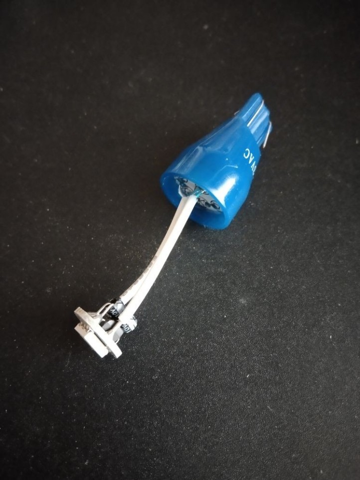 Flasher T15 / 906 - 12V - FLEX 1 LED - Blue