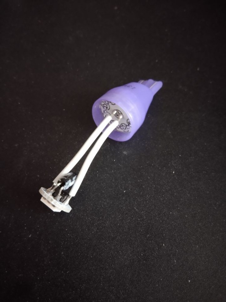 Flasher T15 / 906 - 12V - FLEX 1 LED - Purple