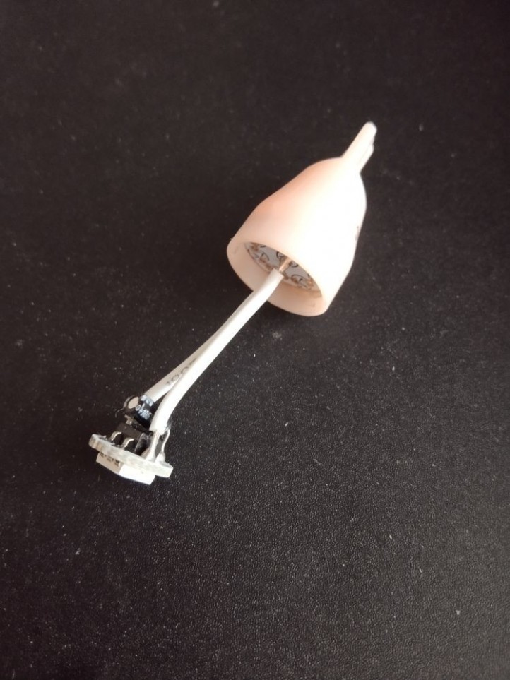Flasher T15 / 906 - 12V - FLEX 1 LED - Pink