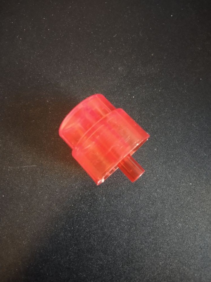 BALLY / GOTTLIEB / STERN - Bouton de Caisse - Translucide Rouge