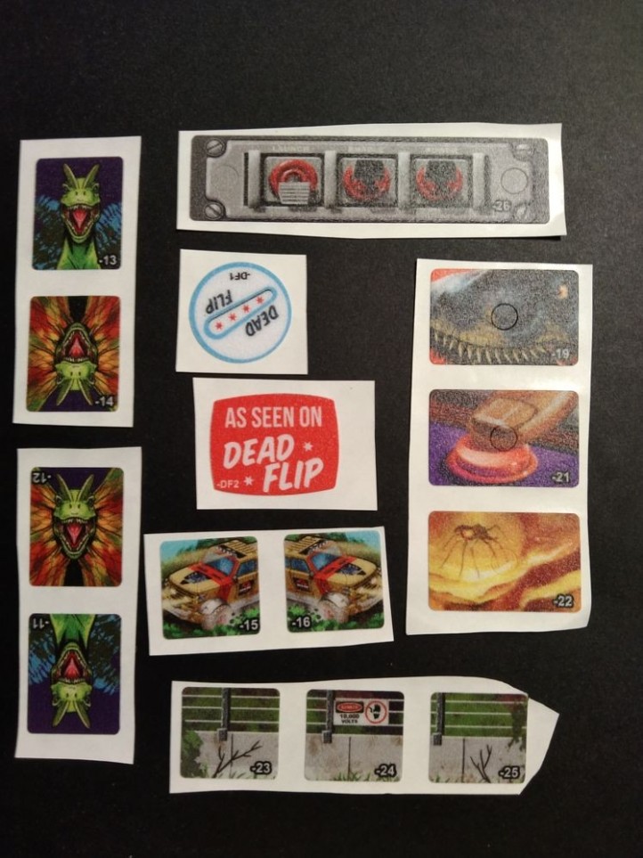 STERN - Jurassic Park - 2019 - Set Stickers - Officiel