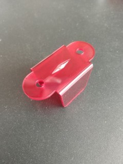 Pont de Couloir - 1-3/4" - Translucide Rouge