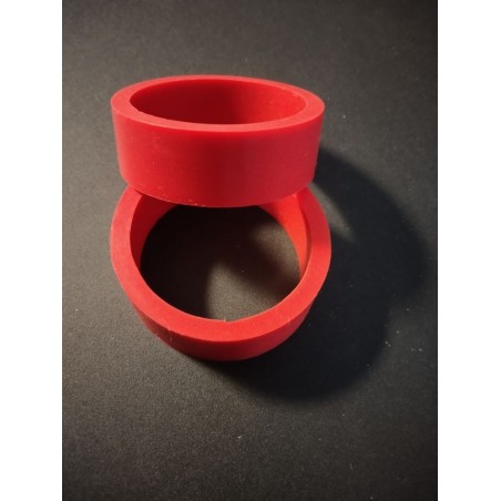 Elastique de Batteur - 37/64"x1-1/2" - Silicone Rouge Moderne - XLarge