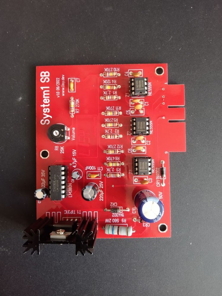 GOTTLIEB - System1 - Chime Board