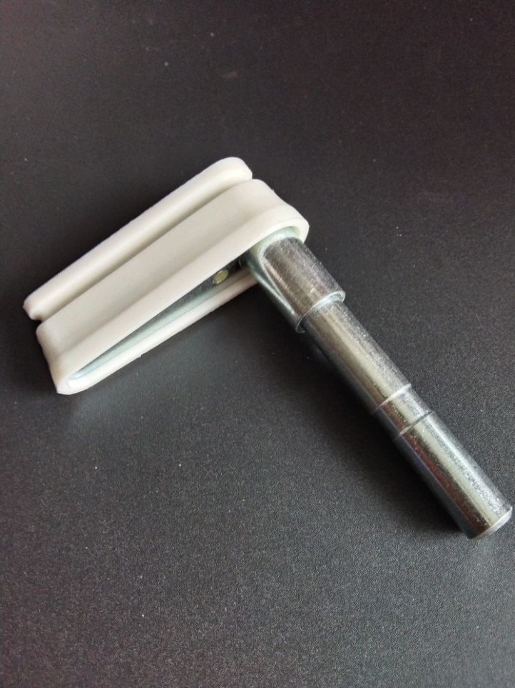 GOTTLIEB - Mini Screwed Flipper & Shaft - A-21464 - White