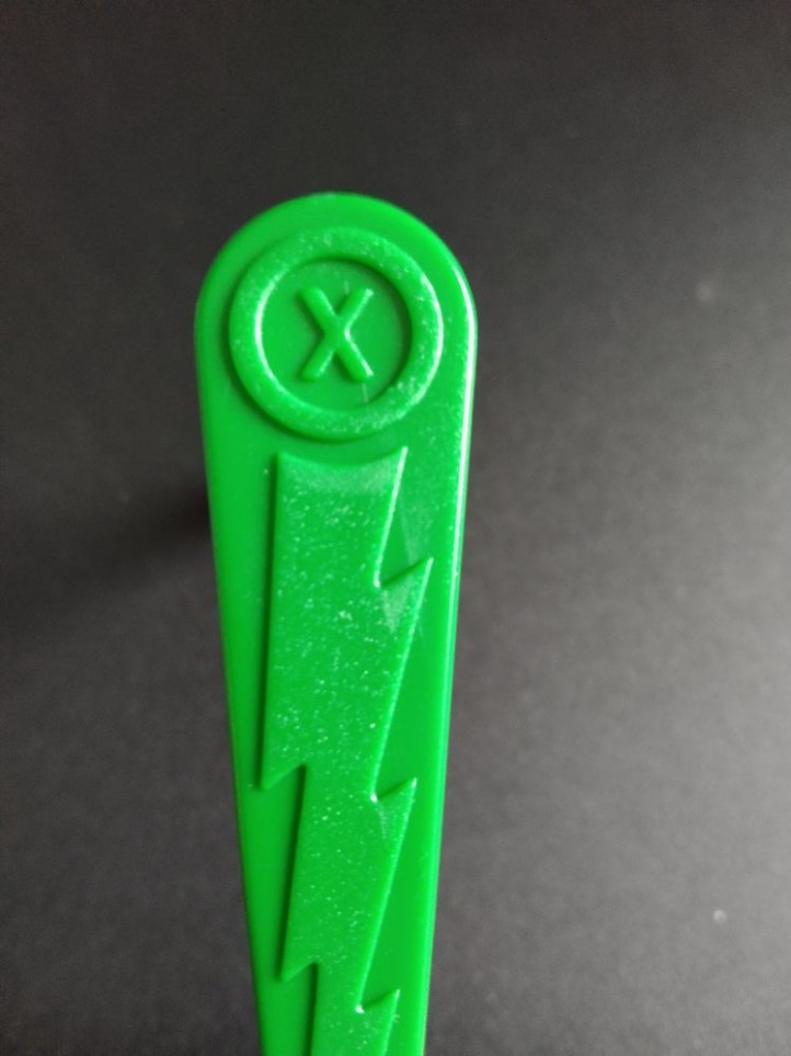 Batteur - Eclair Vert - X Logo