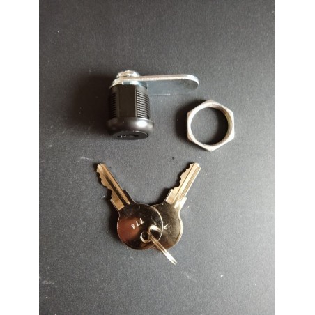 Serrure 5/8"- Came 1-1/4" - Noir - Clé Unique