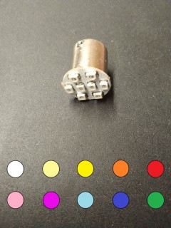 Flasher BA15S / 89 - 12V - 10 Couleurs